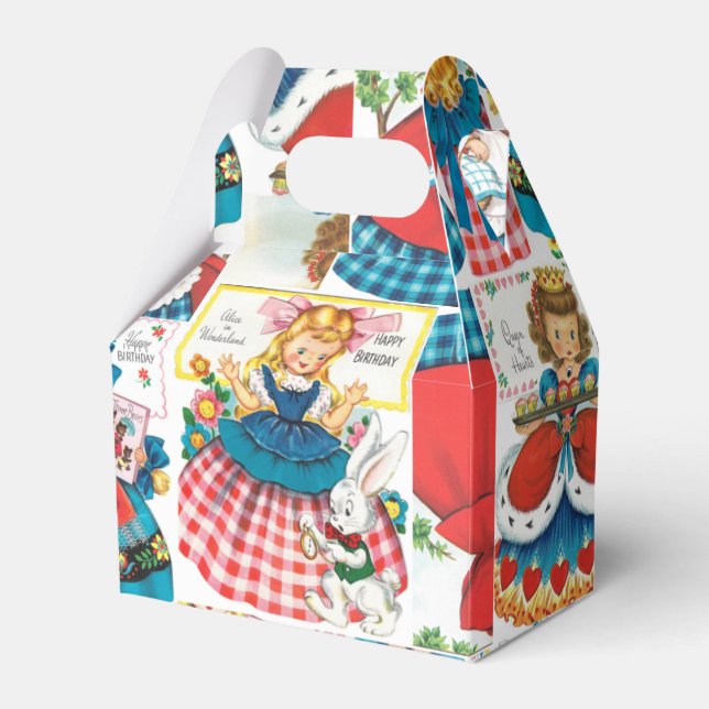 Vintage Alice / Red Riding Huva / Goldilocks Presentaskar (Framsidan Sidan)