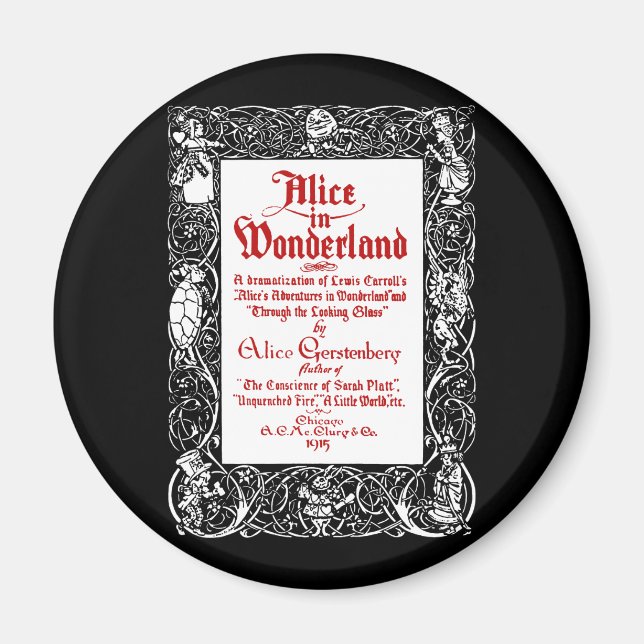 Vintage Alice Title Magnet (Framsidan)