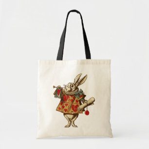 Vintage Alice White Rabbit Tygkasse