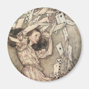 Vintage Alices Äventyr i Wonderland av Rackham Magnet