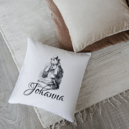 Vintage Alice's Äventyr i Wonderland Kudde