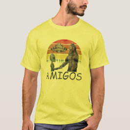 Vintage Alien och Bigfoot vänskapsallians T Shirt