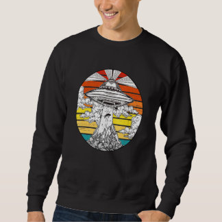 Vintage Alien Ufo Hunter - jag vill tro 1 Lång Ärmad Tröja