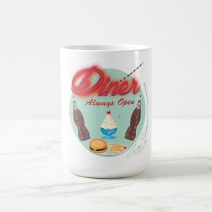 Vintage All American Middag Kaffemugg