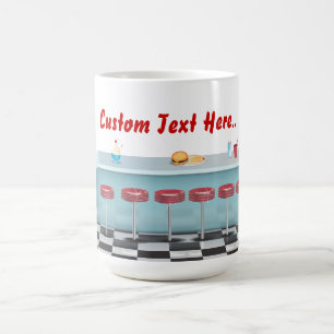 Vintage all amerikanmiddag kaffemugg