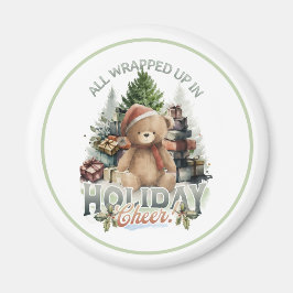 Vintage all figursatt Helgdag Magnet