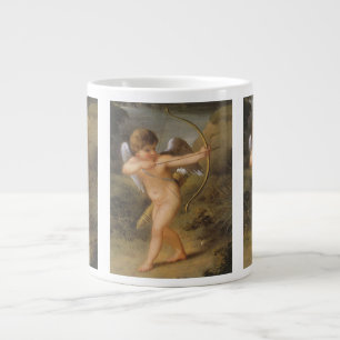 Vintage Alla hjärtans dag, Cupid med båge och pil Jumbo Mugg