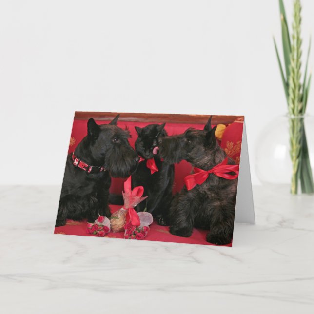 Vintage: Alla hjärtans dag - Helgkort (Framsida)