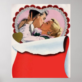 Vintage Alla hjärtans dag, Kärlek och Romantik Poster