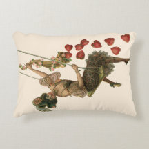 Vintage Alla hjärtans dag, Victorian Dam på en svä