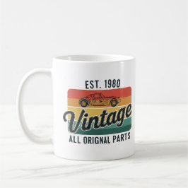 Vintage alla originaldelar kaffemugg
