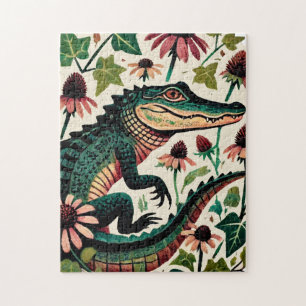 Vintage Alligator Pussel