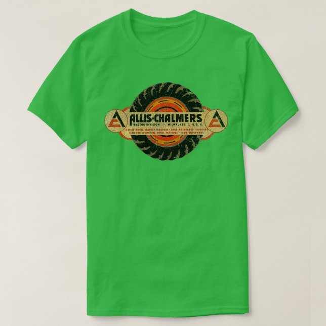 Vintage Allis Chalmers T Shirt (Design framsida)