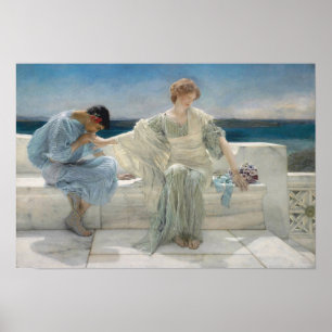 Vintage Alma-Tadema Fråga Mig Inte Mer Finkonst Poster
