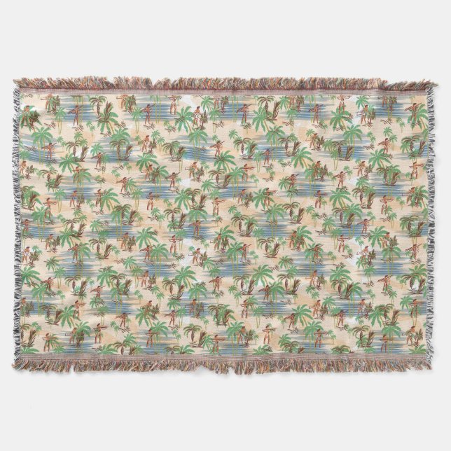 Vintage Aloha Hawaii Beach Summer Filt (Framsidan)