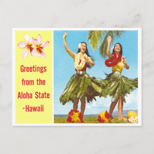 Vintage Aloha Vykort