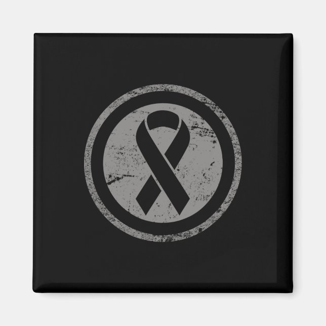 Vintage Alopecia Awareness Gift Magnet (Framsidan)