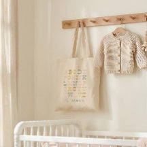 Vintage Alphabet Brev i Pastel Personlig