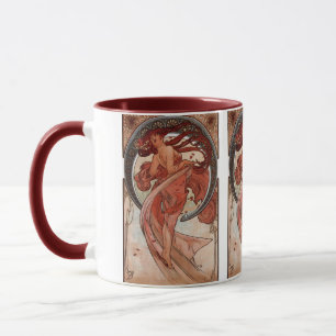 Vintage Alphone Mucha Dance Mugg