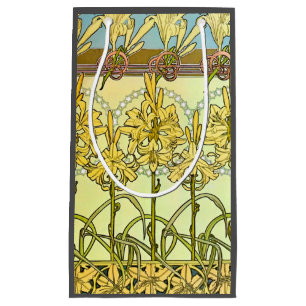Vintage Alphonse Mucha Art Nouveau Liljemönster