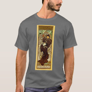 Vintage Alphonse Mucha Lorenzaccio lodrät banner T Shirt