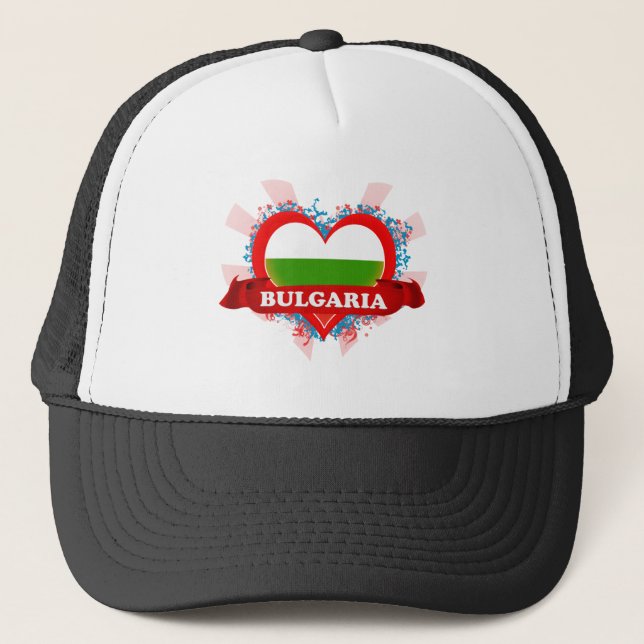 Vintage älskar jag Bulgarien Keps (Framsida)