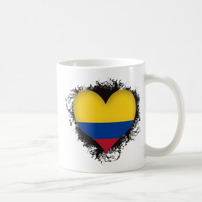 Vintage älskar jag Colombia Kaffemugg (Höger)