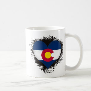 Vintage älskar jag Colorado Kaffemugg