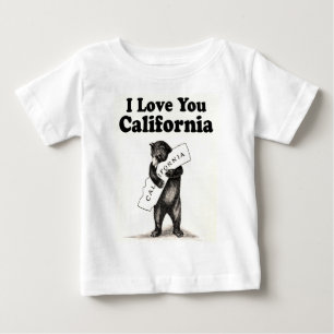 Vintage älskar jag dig Kalifornien Tee