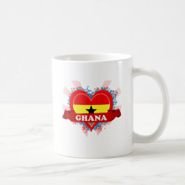 Vintage älskar jag Ghana Kaffemugg