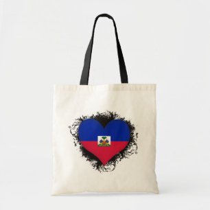 Vintage älskar jag Haiti Tygkasse