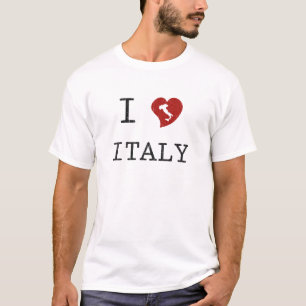 Vintage älskar jag italien t-shirt