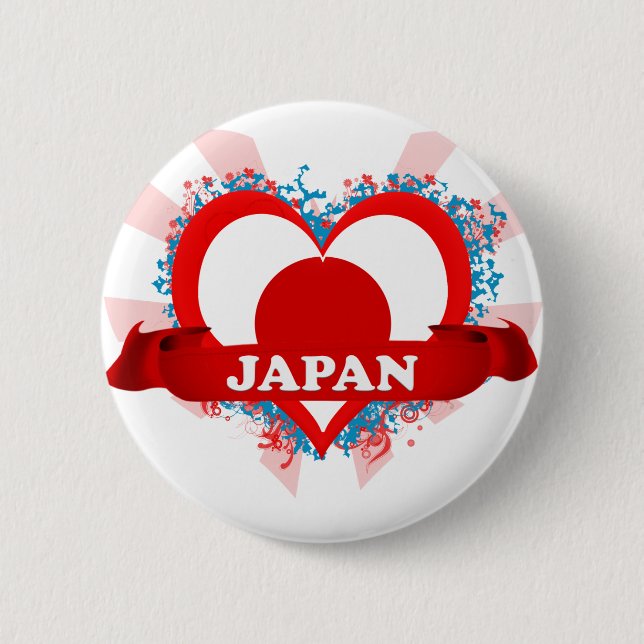 Vintage älskar jag Japan Knapp (Framsida)
