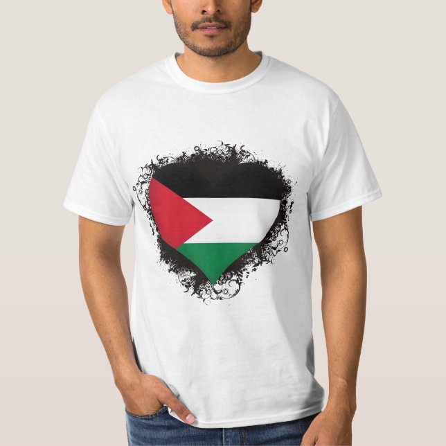 Vintage älskar jag Palestina Tröja (Framsida)