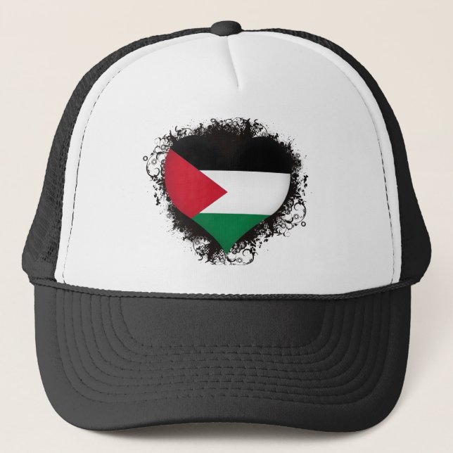 Vintage älskar jag Palestina Truckerkeps (Framsida)