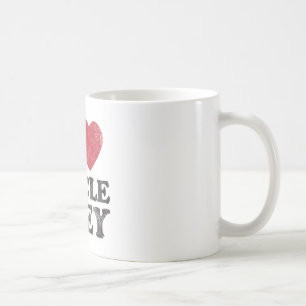 Vintage älskar jag Uncle Känguruunge Kaffemugg