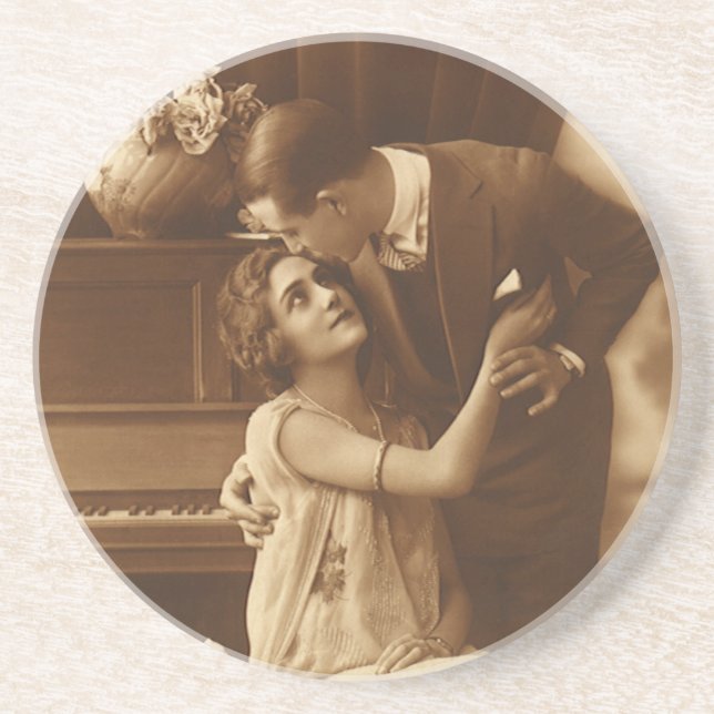 Vintage Älskare, Kärlek Romantik Romantic Music Underlägg (Framsidan)