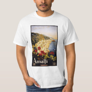 Vintage Amalfi Italien-kläder T-shirt
