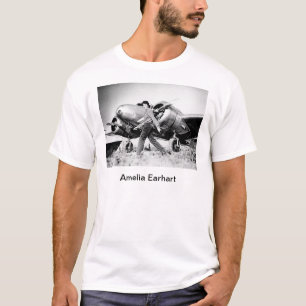 Vintage Amelia Earhart Photo T Shirt