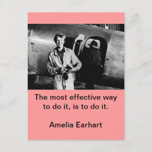 Vintage Amelia Earhart Photo Vykort