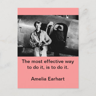 Vintage Amelia Earhart Photo Vykort
