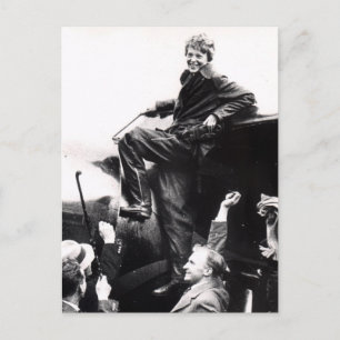 Vintage Amelia Earhart Photo Vykort