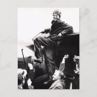Vintage Amelia Earhart Photo Vykort