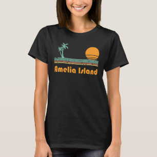Vintage Amelia Island Beach Sunset T Shirt