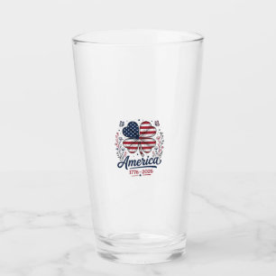 Vintage America 1776 2026 Patriotisk Klöver Tröja_ Glaskopp
