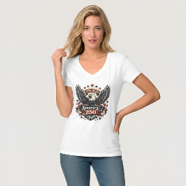 Vintage America 250 Vitklöverörn 1776-2026 Patriot T Shirt