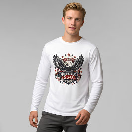 Vintage America 250 Vitklöverörn 1776-2026 Patriot T Shirt