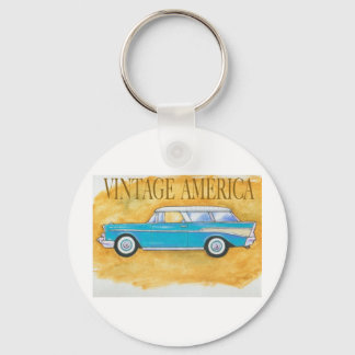 vintage america chevy nyckelring