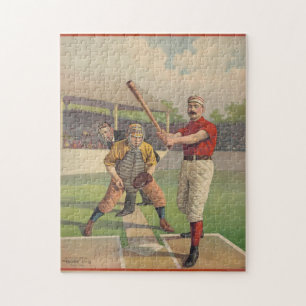 Vintage American Baseball 1895 Pussel