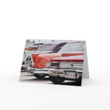 Vintage American Classic Car Älskare Notecard